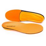 Superfeet All-Purpose High Impact Support Insoles (Orange) - Men 11.5-13 / Women 12.5-14