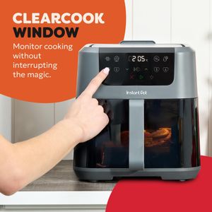 Instant Pot Vortex Compact Air Fryer 5L – Truffle Grey, 4-in-1, Non-Stick, Family Size