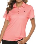 TBMPOY Women's Golf Shirts Short Sl