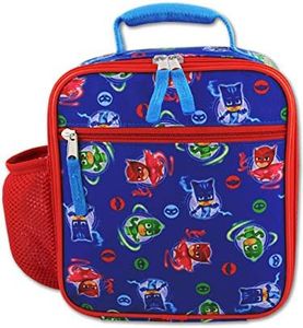 PJ Masks Boy's Girl's Soft Insulated School Lunch Box (One Size, Blue/Red)