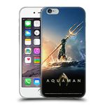 Head Case Designs Officially Licensed Aquaman Movie Trident of Atlan Posters Soft Gel Case Compatible With Apple iPhone 6 / iPhone 6s