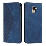 KOUYI Compatible with Samsung Galaxy J6 2018 Wallet Case,Premium PU Synthetic Leather Full Body Protective Cover Flip Card Slots Magnetic Closure Kickstand Anti-Scratch Shockproof Cases (Blue)