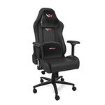 GT OMEGA PRO XL Racing Gaming Chair with Lumbar Support - Ergonomic PVC Leather Office Chair with 4D Adjustable Armrest & Recliner - Esport Seat for Ultimate Gaming Experience - Black