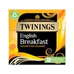 Twinings English Breakfast Tea | Golden, Well Rounded & Full Bodied Black Tea | Large Pack 120 Biodegradable Tea Bags