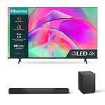 Hisense 4K QLED TV E77K and AX3120G with 3.1.2 Surround Sound and Dolby Atmos&DTS Virtual X