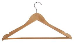 Alba Coat Hanger, Wood, Neutral, One Size