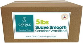 Direct Candle Supply - Paraffin Container Wax Blend - 5 lb - Soft Designed for High Fragrance Load Candles - Single Pour for Candle Making (5 lb)