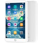 Fanvace 96GB MP3 Player with Bluetooth WiFi, Android 13 MP3 MP4 Player with 4" Touchscreen and Speaker, 3GB RAM & 32GB ROM, Spotify Music Player with Audible, FM Radio, Amazon Music, Play Store(White)