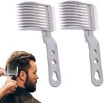 Juszok 2Pcs Barber Fade Comb Hair F