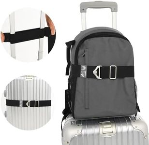 Cinturón De Viaje 2 En 1 para Correas Equipaje Sobre Asa para Añadir Una Bolsa Correa Equipaje Viaje Ajustable Con Hebilla De Aleación Cinturón Elástico Bolso Mano Correa para Maletas Accesorios Viaje