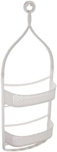 Amazon Basics Shower Caddy with Adjustable Arms - White