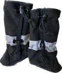 Non-Slip Dog Boots - Waterproof and Adjustable Boots for Your Canine (Dog Boots, XXS=3.5 x 2.5 cm (LW) (Black))