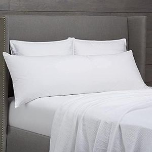 Australian Made Hotel Body Pillow (Pillowcase Included) (White)