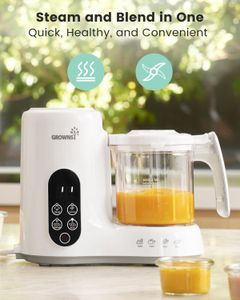 Grownsy Baby Food Maker – All-in-One Steamer and Blender