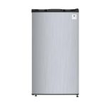 RCA RFR322 Mini Refrigerator, Compact Freezer Compartment, Adjustable Thermostat Control, Reversible Door, Ideal Fridge for Dorm, Office, Apartment, Platinum Stainless, 3.2 Cubic Feet