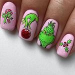 Christmas Press on Nails Short Squa