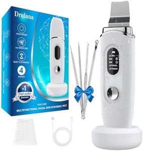 Skin Scrubber Face Skin Spatula Facial Scrubber Spatula Blackhead Remover Tools with 4 Modes, LCD Display, Waterproof