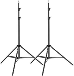 Neewer Two Aluminum Photo/Video Tripod Light Stands for Studio Kits, Lights, Softboxes-6.23 Feet/ 190CM