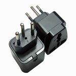 Switzerland Plug Adapter, Swiss Plug Adaptor – UK to Swiss Plug Adaptor (Pack of 2)