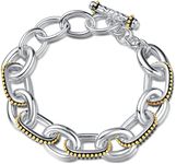 UNY JEWEL Jewelry Make a Statement with Link Chain Bracelet Designer Brand Inspired Women Valentine, Metal, no gemstone