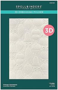 Spellbinders Vintage Ornaments Embossing Folder, Clear
