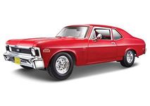 1970 Chevrolet Nova Ss Coupe Red 1/18 By Maisto 31132