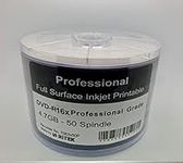 50 x Ritek Professional White Inkjet Printable DVD - R