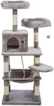 TRIXIE Eduardo Cat Tree with Hammock, Condo, Cat Toys, Cat Rope