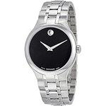 Movado Men's Collection Swiss Movement Stainless-Steel Black Dial Watch 0606367