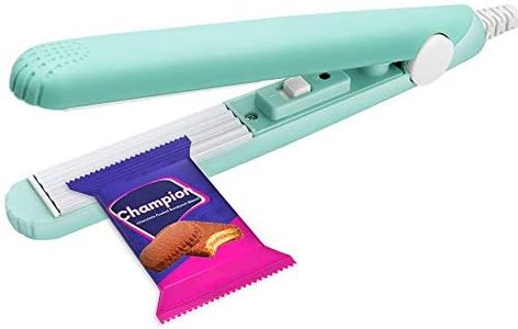 Mini sellador térmico para bolsas de alimentos, mini máquina de sellado portátil para bolsos, hoja térmica Smart Control para almacenamiento impermeable de alimentos (verde)