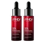 /PHD/ 10% Vitamin C Brightening Serum | For Glowing skin, Oily skin, Dry skin | Dark Spots & Uneven Tone Treatment | Face serum for Women & Men | Formulated with Global Dermatologists | 60ml