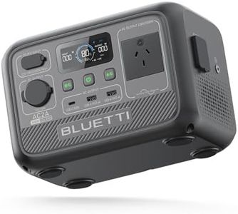 BLUETTI Portable Power Station AC2A, 204Wh LiFePO4 Battery Backup w/ 1 300W (600W Power Lifting) AC Outlets, Recharge from 0-80% in 40 Min., Solar Generator for Outdoor Camping (Solar Panel Optional)