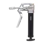 GROZ Mini Pistol Grease Gun with Pull Type Operating Mechanism |Dual discharge Port for Versatile Use | Discharge up to 0.40 gm/stroke. | Comes with 4” steel extension & Coupler | G-16/B