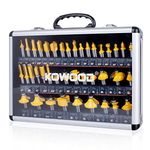KOWOOD Router Bits Set of 40 Pieces, 1/2 Inch Shank, 40A Expert Router Bit Kit.