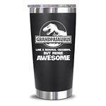 NewEleven Gifts For Grandpa - Grandpa Gifts From Granddaughter, Grandson - Birthday Present Ideas For Grandfather, New Grandpa, Promoted To Grandpa, Grandchildren, Grandkid - 20 Oz Tumbler