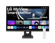 LG 27" FHD IPS MyView Smart Monitor with webOS and Built-in Speakers, Black