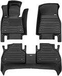 TuxMat - for BMW X5 5-Seater 2019-2025 Models - Custom Car Mats - Maximum Coverage, All Weather, Laser Measured - This Full Set Includes 1st and 2nd Rows