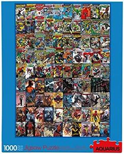AQUARIUS Marvel Spider-Man Puzzle (1000 Piece Jigsaw Puzzle) - Glare Free - Precision Fit - Virtually No Puzzle Dust - Officially Licensed Marvel Merchandise & Collectibles - 20 x 28 Inches