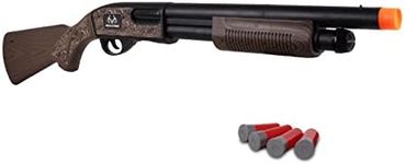 NKOK Realtree Pump Action Toy Shotgun 25027, Wood Grain and Black Design Give The Toy Shotgun a Quality Look, Allows for Pretend Play, Realistic Sounds, Perfect for Ages 4 and up