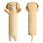 Long Dog Plush Boby Pillow - Cute Dog Body Pillow Kawaii Dog Plushie, Long Dog Stuffed Animals Hugging Body Pillow for Kids Birthday Gifts for Girls and Boys