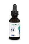 Organika Vitamin D3 Liquid 2500IU- Olive Oil Base, Immune System Support- 30ml