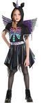 Party City Zombie Unicorn Halloween costume for Girls, Medium (8-10), Includes Hooded Dress and Wings