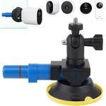 Mippko 3" Suction Cup Security Camera Mount with Adjustment 1/4"-20 Threaded,Air Pump Vacuum Suction Glass/Metal/Board/Tile Wall,Compatible with Arlo/Wyze/Reolink/Nest/SimpliSafe