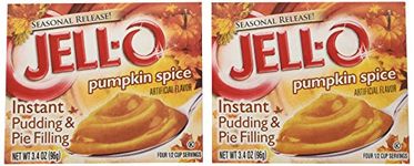 Kraft Jell-O Instant Pudding Dessert & Pie Filling, Pumpkin Spice, 3.4 Oz. Boxes (Pack of 8)