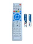 V3Deals Original DTH Remote for NXT Digital Set Top Box | Free 2 Cell(Battery) | Compatible with NXT Digital HD Set Top Box | Pack of 1 (White) (Please Match The Image with Your Old Remote)