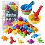 Color Sorting Toys for Toddlers 3-6 - Counting Dinosaurs Color Learning Toys for 3-5 Year Old Boy Girl, Educational Toys for Toddlers 3-6 Years, Color Matching Toys for Toddlers 3-6 Years