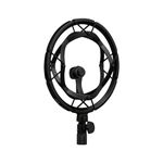 Blue Microphones Radius III Custom Microphone Shockmount for Yeti and Yeti Pro USB Microphones, Compatible with Standard Microphone Stands and Any Mic or Mic Clip with Standard Thread Mount - Black