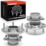 A-Premium 2 x Rear Wheel Bearing and Hub Assembly with ABS Ring & 5-Lug Compatible with Hyundai & Kia - 2011-2018 - Elantra Coupe/GT, Veloster, Forte, Forte Koup, Forte5, FWD Only, Replace # 512492