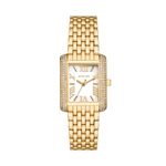 Michael Kors Stainless Steel Analog White Dial Women's Watch-Mk4826, Band Color-Gold
