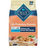Blue Buffalo Life Protection Formula Natural Puppy Large Breed Dry Dog Food, Chicken and Brown Rice 30-Lb